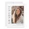 Modern Simple College High School Photo Graduation