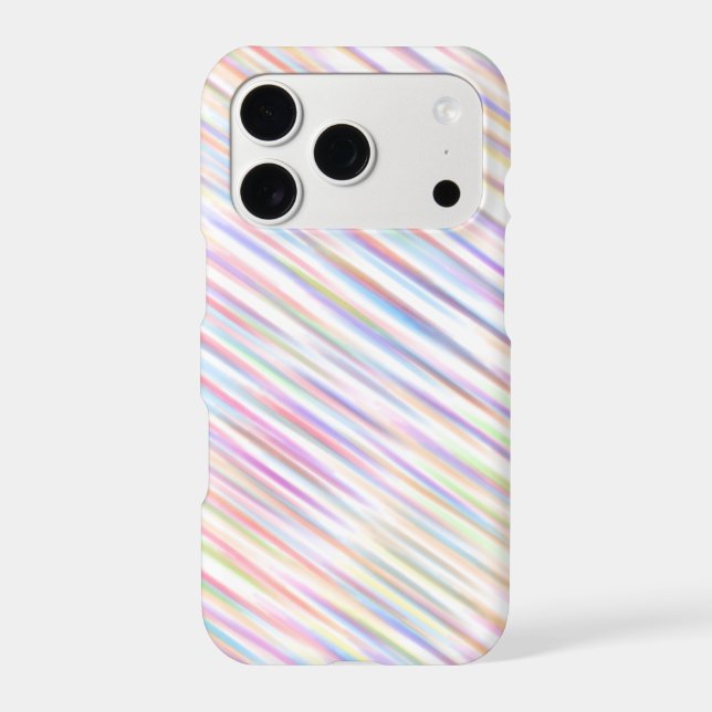 Modern Simple colorful line stripes Pattern  Iphone Case (Back)