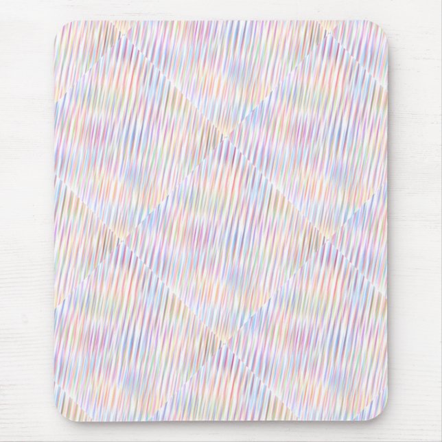 Modern Simple colorful line stripes Pattern  Mouse Pad (Front)