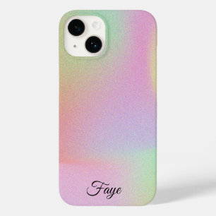 Modern Simple Colorful rainbow gradient galaxy sea Case-Mate iPhone 14 Case