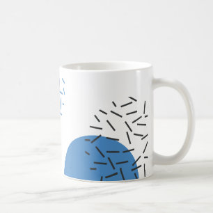Modern, simple, cool, abstract, graphic pattern coffee mug