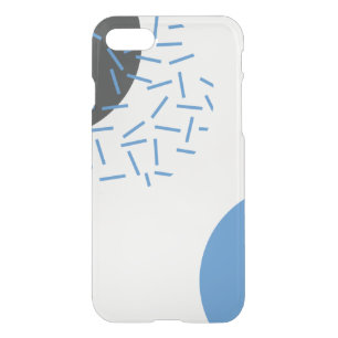Modern, simple, cool, abstract, graphic pattern iPhone SE/8/7 case