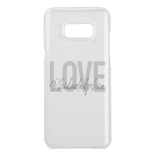 Modern, simple, cool, design Love Philadelphia Uncommon Samsung Galaxy S8+ Case