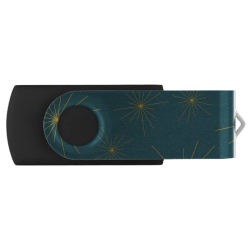 Modern simple cool trendy light abstraction flash drive