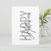 Modern, simple, cool typography of Happy Halloween (Standing Front)