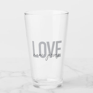 Modern, simple, cool, urban design Love New Jersey Glass