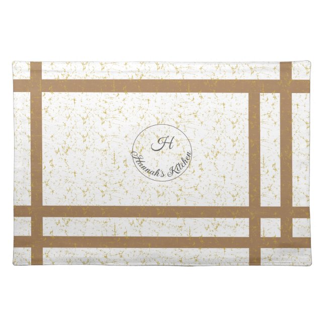 Modern simple cracks designed Placemats  20" x 14" (Front)