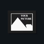 Modern Simple Create Your Own Wedding Picture Canvas Print<br><div class="desc">You can customize it with your photo,  logo or with your text.  You can place them as you like on the customization page. Modern,  unique,  simple,  or personal,  it's your choice.</div>