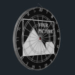 Modern Simple Create Your Own Wedding Picture Dart Board<br><div class="desc">You can customize it with your photo,  logo or with your text.  You can place them as you like on the customization page. Modern,  unique,  simple,  or personal,  it's your choice.</div>