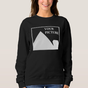 Modern Simple Create Your Own Wedding Picture Sweatshirt