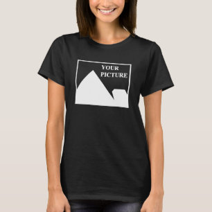 Modern Simple Create Your Own Wedding Picture T-Shirt