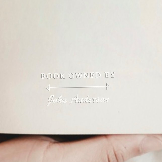Modern & Simple Custom Book Owned By Embosser (Creator Uploaded)