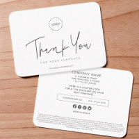 Modern Simple Custom Business Logo Coupon Promo