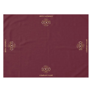 Modern Simple Custom Business Logo Promotional Tablecloth