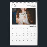 Modern Simple Custom Family Photo 2023 Calendar<br><div class="desc">Celebrate your new year with this minimalist family photo calendar. This design features a simple custom number & text with photo templates. Add your photo and description. More custom gifts and office/school supplies are available at my store BaraBomStudio.</div>