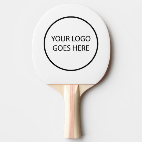 Modern Simple Custom Logo  Ping Pong Paddle