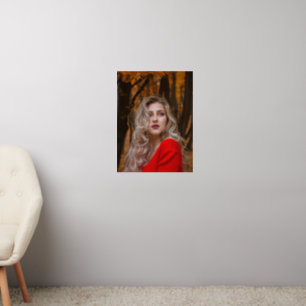 Modern Simple Custom One Photo Wall Decal