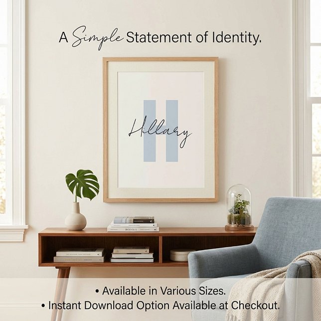 Modern simple custom Personalized  Poster (Creator Uploaded)