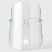 Modern Simple Dentist Face Shield (Front)