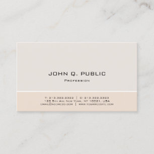 Modern Simple Design Harmony Colors Professional Business Card