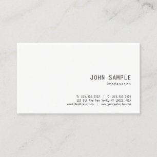 Modern Simple Design Professional Elegant Template Business Card