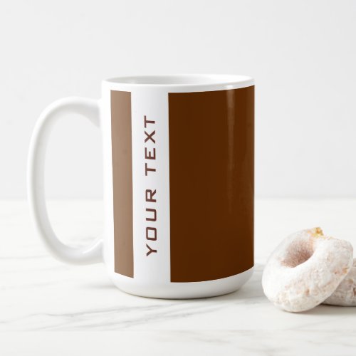 Modern Simple Design Template Name or Text Large Coffee Mug