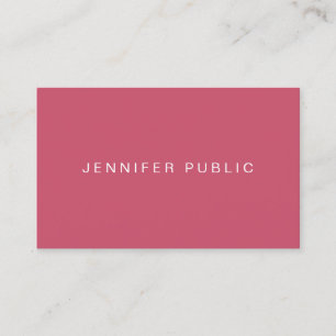 Modern Simple Designed Trend Colors Template Business Card