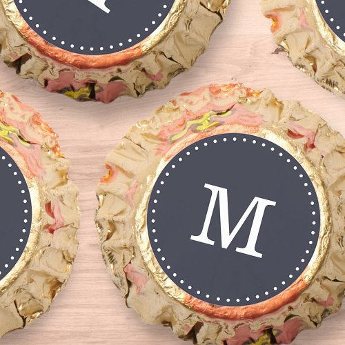 Modern Simple Dots Custom Monogram Reeses Peanut Butter Cups