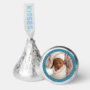 Modern Simple Dots Custom Photo Hershey®'s Kisses®