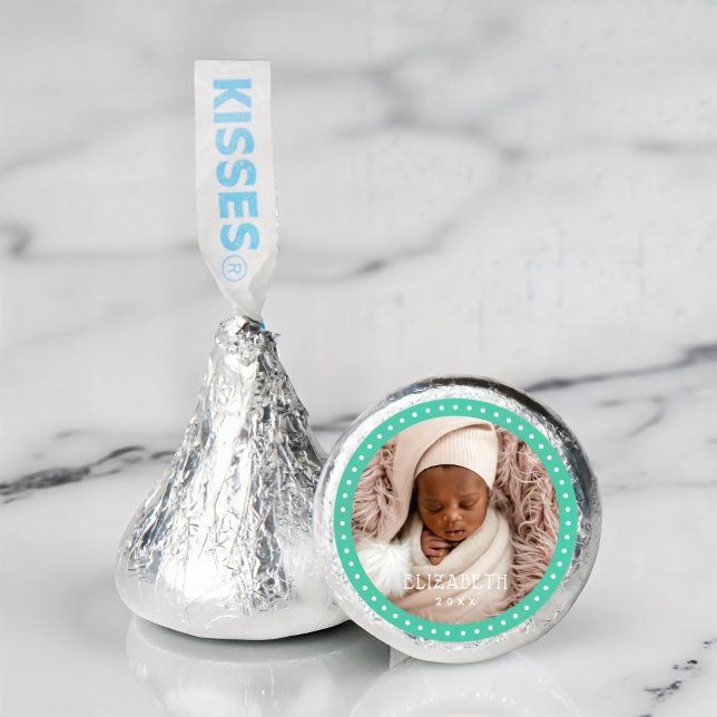 Modern Simple Dots Custom Photo Hershey®'s Kisses® (Creator Uploaded)