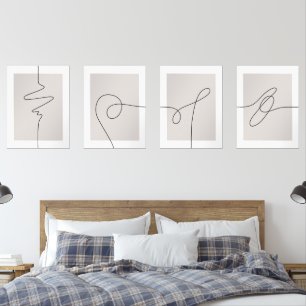Modern Simple Elegant Abstract Detail Wall Art Sets