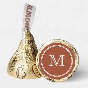 Modern Simple Elegant Chic Custom Monogram Hershey®'s Kisses®