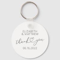 Modern Simple Elegant Chic Minimal Heart Wedding