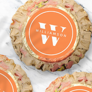 Modern Simple Elegant Chic Monogram Add Your Name Reese's Peanut Butter Cups