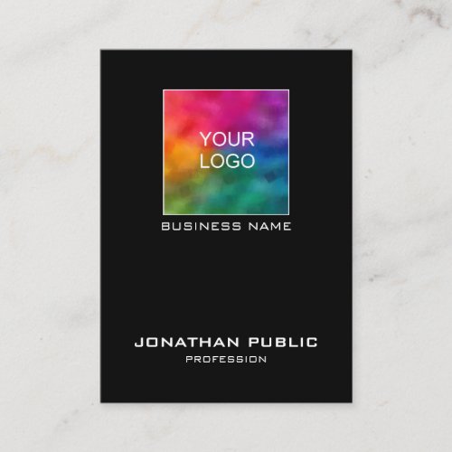 Modern Simple Elegant Company Logo Profile Business Card