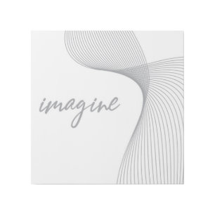 Modern, simple, elegant graphic design of Imagine Gallery Wrap
