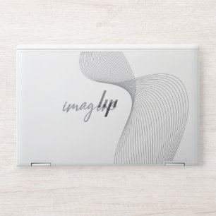 Modern, simple, elegant graphic design of Imagine HP Laptop Skin