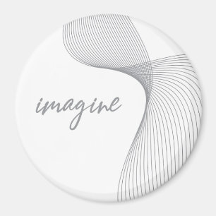 Modern, simple, elegant graphic design of Imagine Magnet