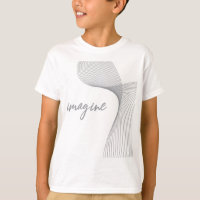 Modern, simple, elegant graphic design of Imagine