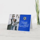 modern simple elegant happy hanukkah photo cards<br><div class="desc">modern simple elegant happy hanukkah photo cards</div>