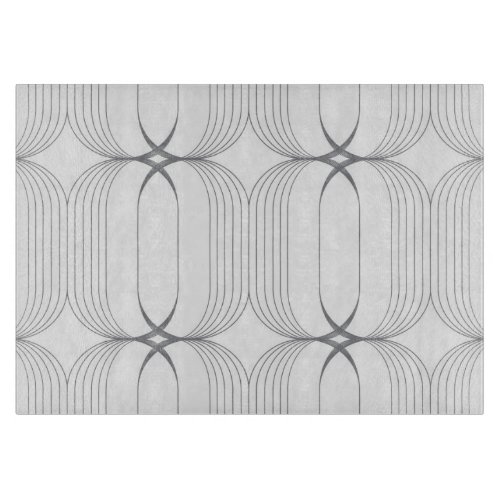 Modern simple elegant luxury illustration pattern cutting board