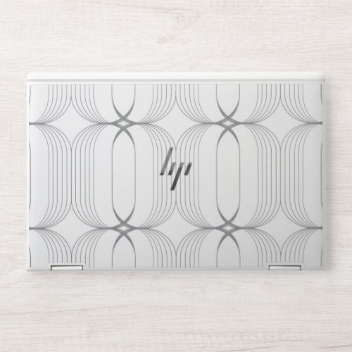 Modern simple elegant luxury illustration pattern HP laptop skin