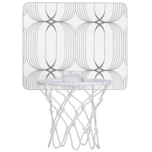 Modern simple elegant luxury illustration pattern mini basketball hoop