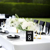 Matte hot sale black wedding