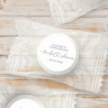 Modern Simple Elegant Minimal Heart Bridal Shower Life Saver® Mints<br><div class="desc">This simple and modern design is composed of sans serif and playful cursive typography with doodle hearts. Perfect for wedding bridal showeer party favors.</div>