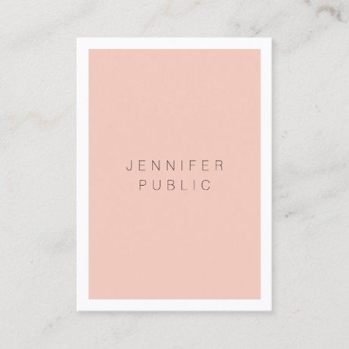 Modern Simple Elegant Minimalist Template Business Card