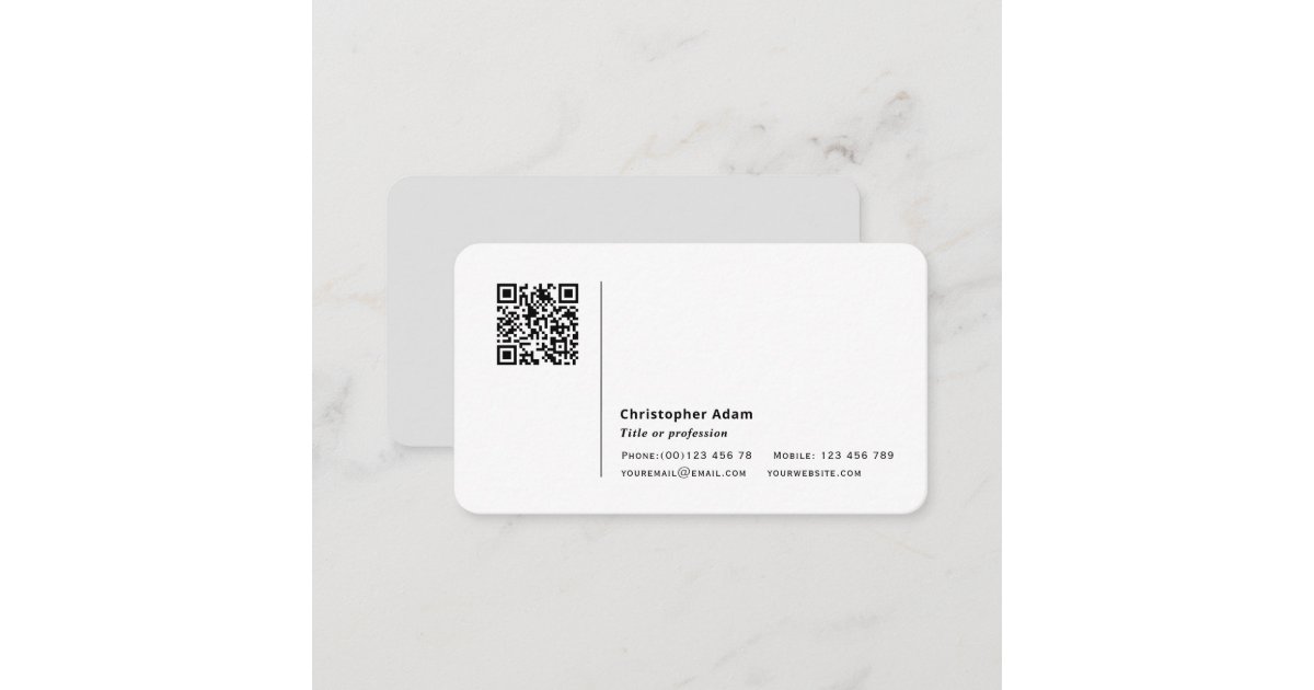 simple elegant business cards