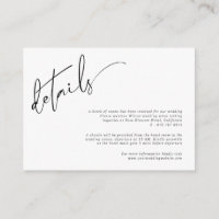 Modern Simple Elegant Stylish Script Wedding