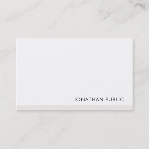 Modern Simple Elegant Template Professional Business Card