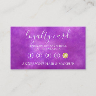 Modern Simple elegant typography Loyalty Card